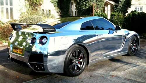 nissan gtr cromado