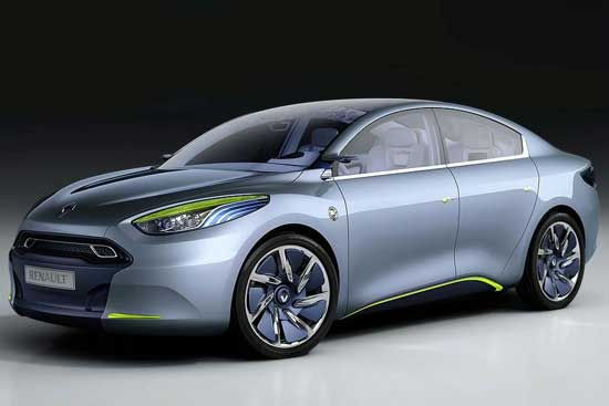 renault fluence zero emission concept