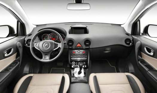 interior renault koleos white edition