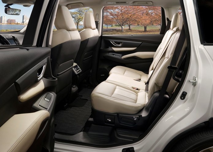 subaru ascent 2019 interior banco traseiro