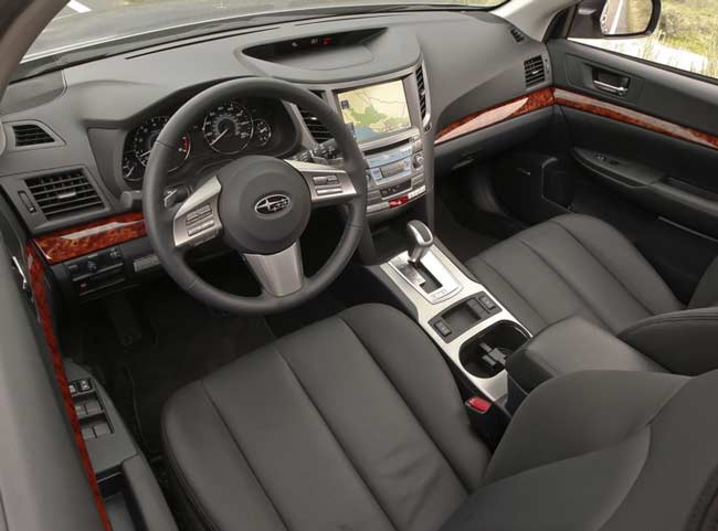 subaru outback 2010 interior