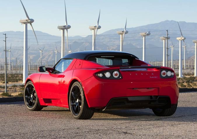 interior painel tesla roadster 2.5