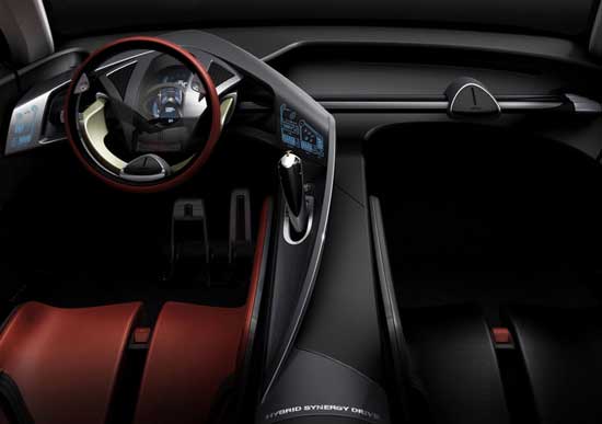 interior toyota ft hs concept