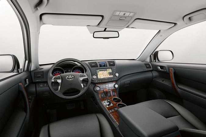 interior painel (dashboard) toyota highlander 2011