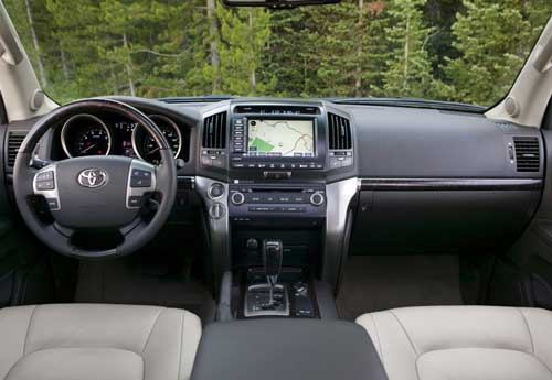 interior toyota land cruiser 2009