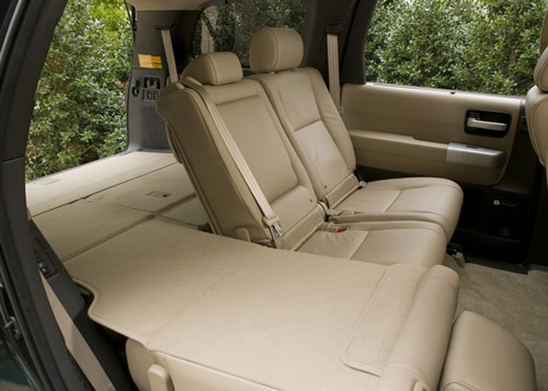 toyota sequoia 2009 interior banco traseiro