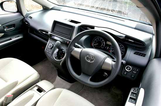 interior toyota wish 2009