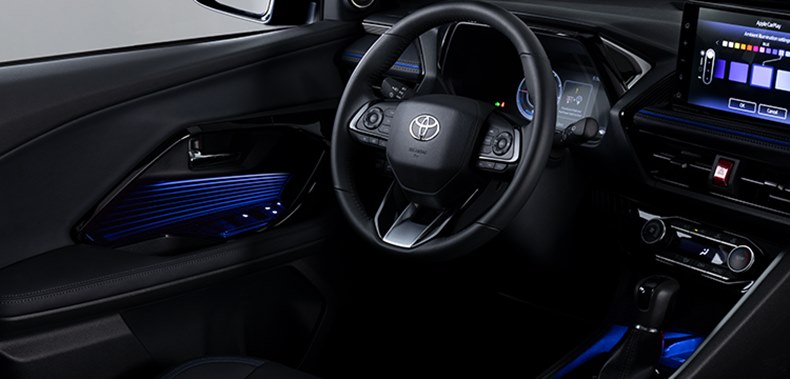 toyota yaris cross painel