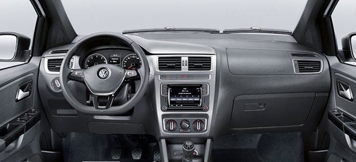 vw fox 2017 interior painel