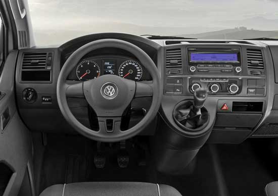 inteiror 2010 volkswagen t5