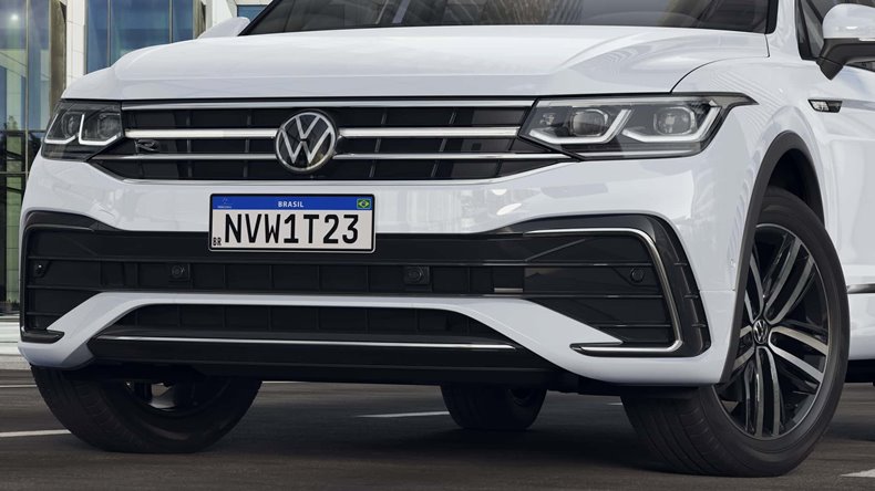 volkswagen tiguan 2024 allspace brasil detalhe dianteira