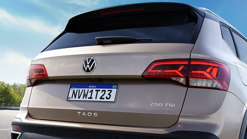 vw taos brasil traseira