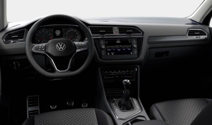 vw tiguan 2022 interior painel