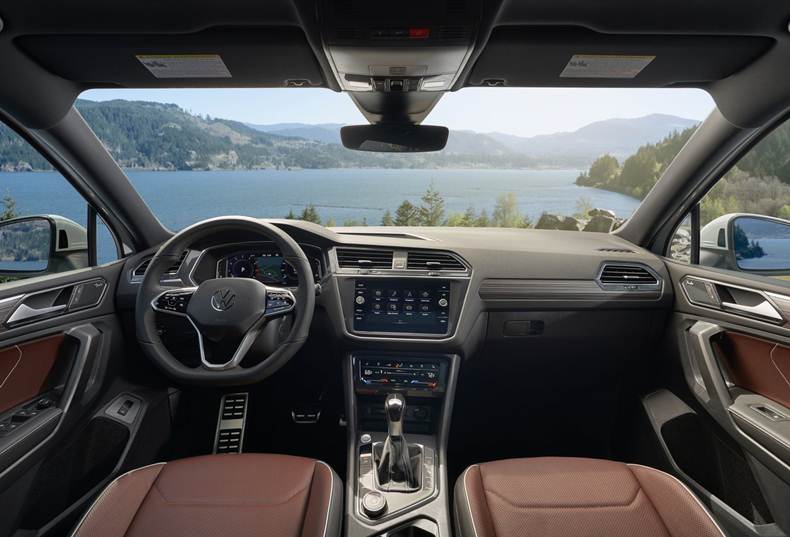 novo tiguan allspace 2022 interior