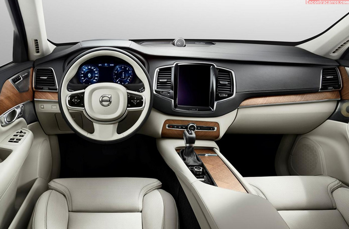 volvo xc90 2015 interior painel