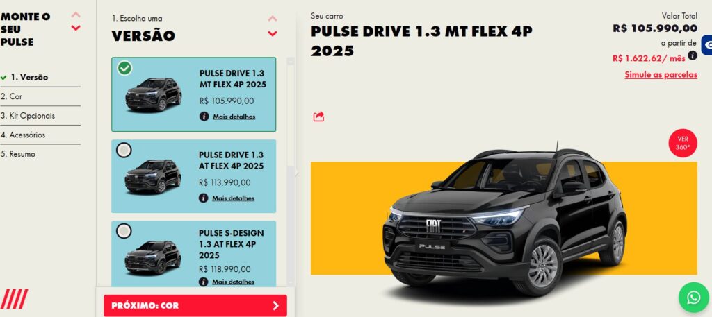 fiat pulse 2025