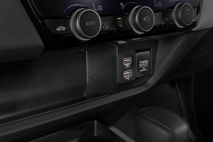 honda city 2025 interior portas usb