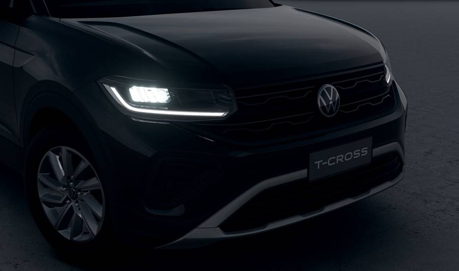 volkswagen t cross sense 2025 farol full led