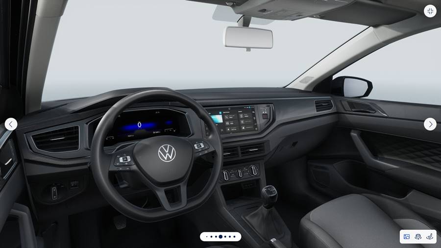 vw virtus 170tsi 2025 interior