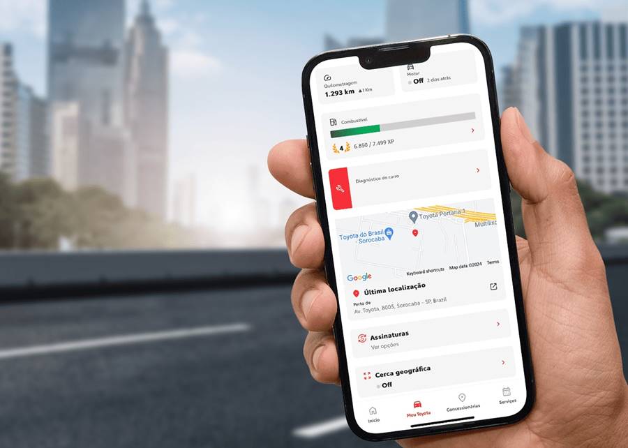toyota serviços conectados Toyota My App