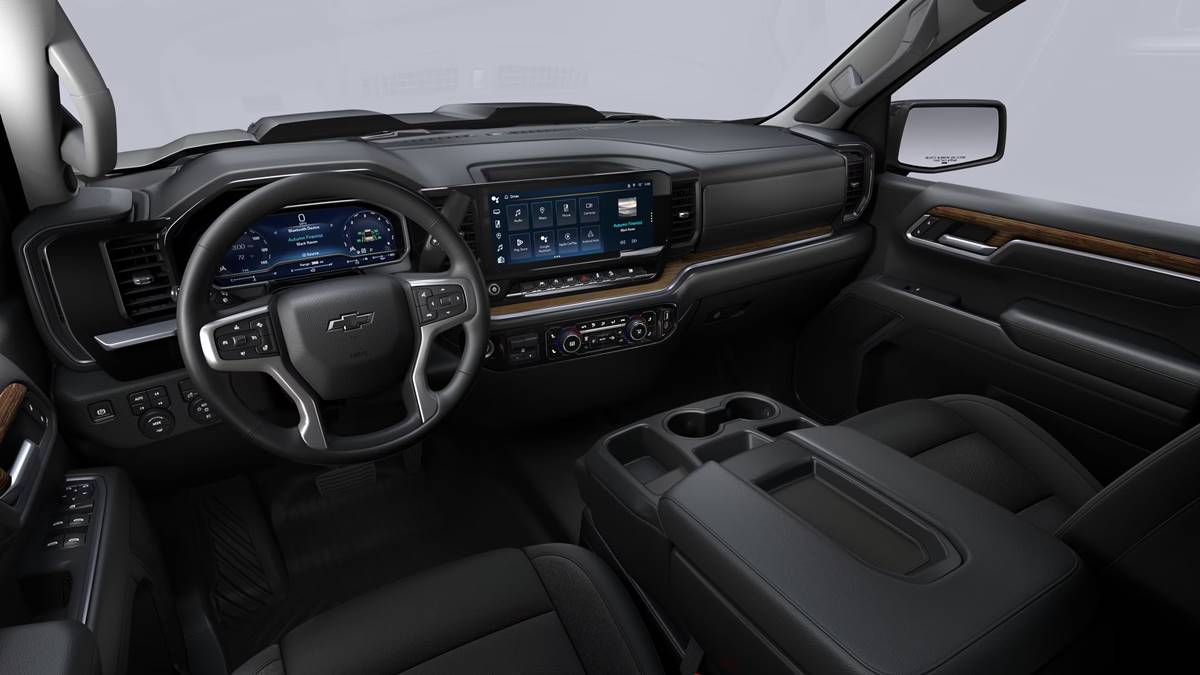 chevrolet silverado z71 trail boss 2025 interior