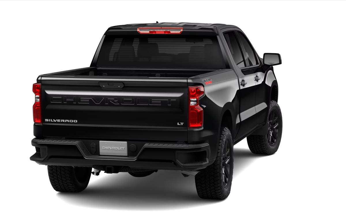 chevrolet silverado z71 trail boss 2025 traseira rear view