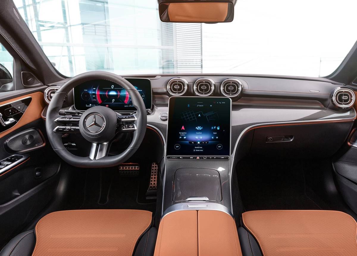 mercedes classe c 2025 interior painel