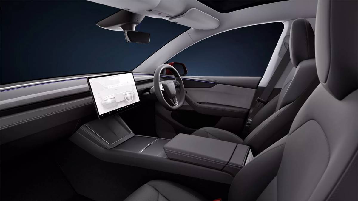 tesla model y 2025 interior