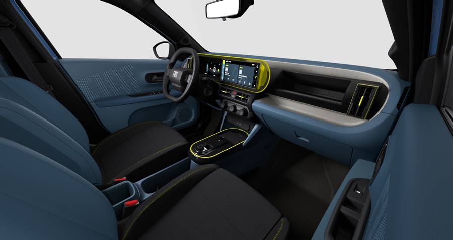 fiat grande panda icon interior