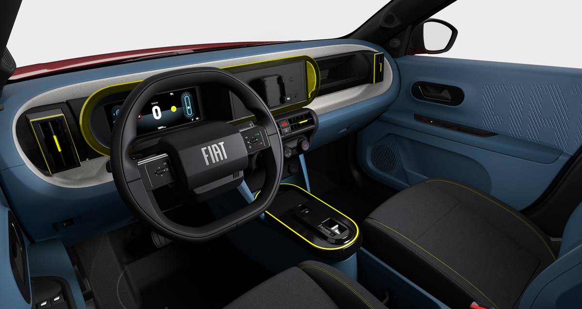 fiat grande panda pop 2025 interior