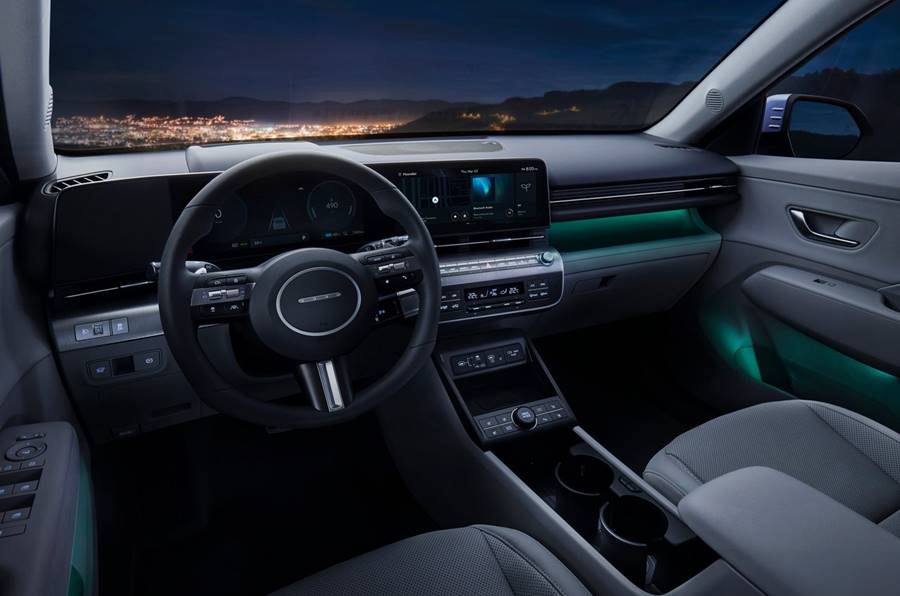 hyundai kona 2025 interior painel 